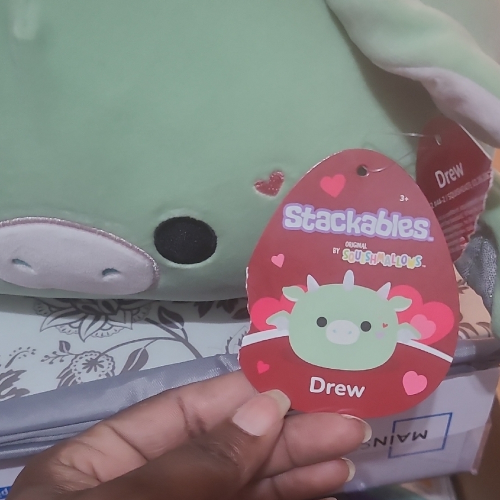 Stackables Green Plush Toy